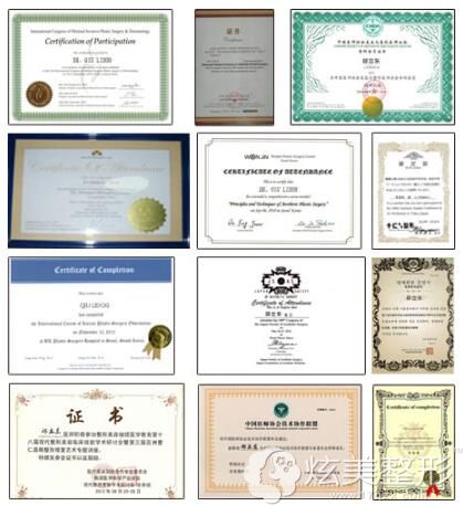 邱立东获得的荣誉资质 邱立东获得的荣誉资质