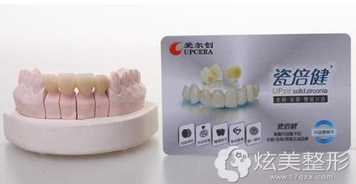 爱尔创品牌全瓷牙的包装和假牙模型 爱尔创品牌全瓷牙的包装和假牙模型