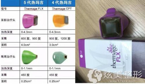 第五代和第四代热玛吉探头发数对比 第五代和第四代热玛吉探头发数对比