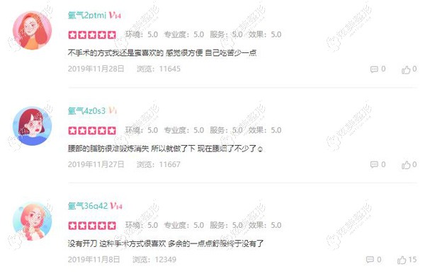 深圳美莱整形获得的整友评价 深圳美莱整形获得的整友评价