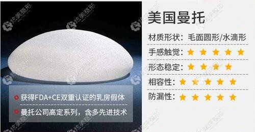 美国曼托隆胸假体 美国曼托隆胸假体